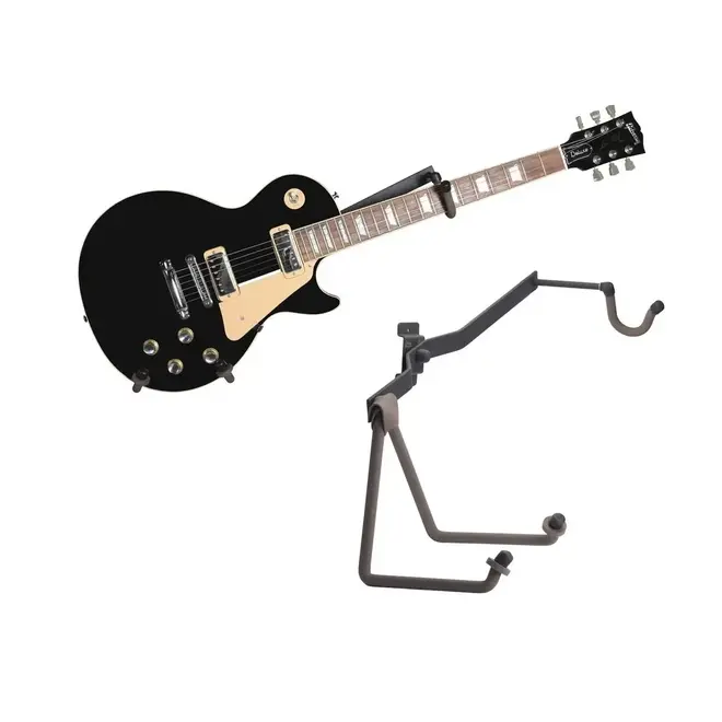 String Swing Horizontal Wall Mount Guitar Hanger, Low Profile Electric, Flat Wall