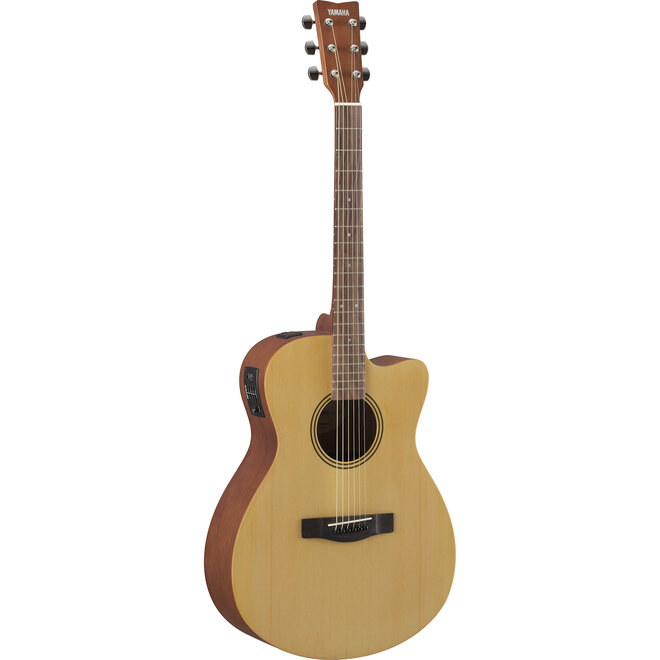 Yamaha FSX400C Concert Cutaway Acoustic-Electric Guitar, Natural Satin