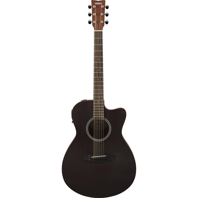 Yamaha FSX400C Concert Cutaway Acoustic-Electric Guitar, Smoky Black