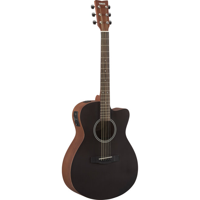 Yamaha FSX400C Concert Cutaway Acoustic-Electric Guitar, Smoky Black