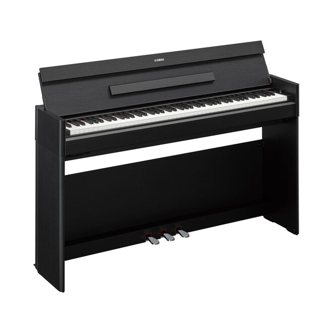 Yamaha Arius YDP-S55 Slim Series Digital Piano w/GH3 Keyboard, Black, w/Bench