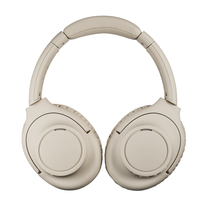 Audio-Technica ATH-S300BT Wireless Noise-Cancelling Headphones, Beige