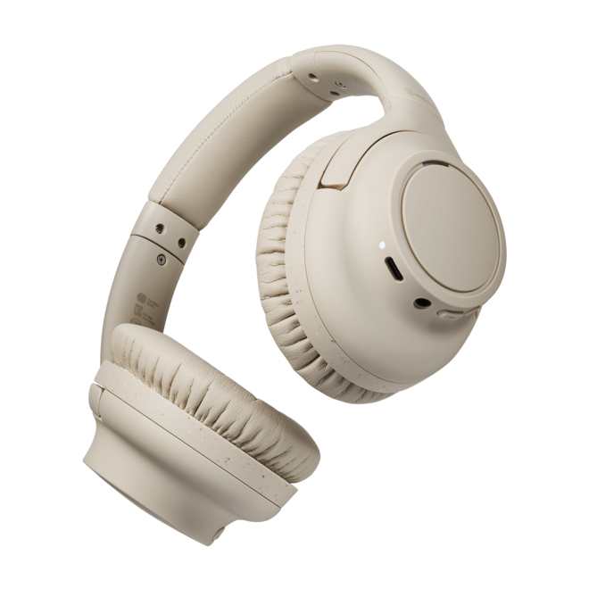 Audio-Technica ATH-S300BT Wireless Noise-Cancelling Headphones, Beige