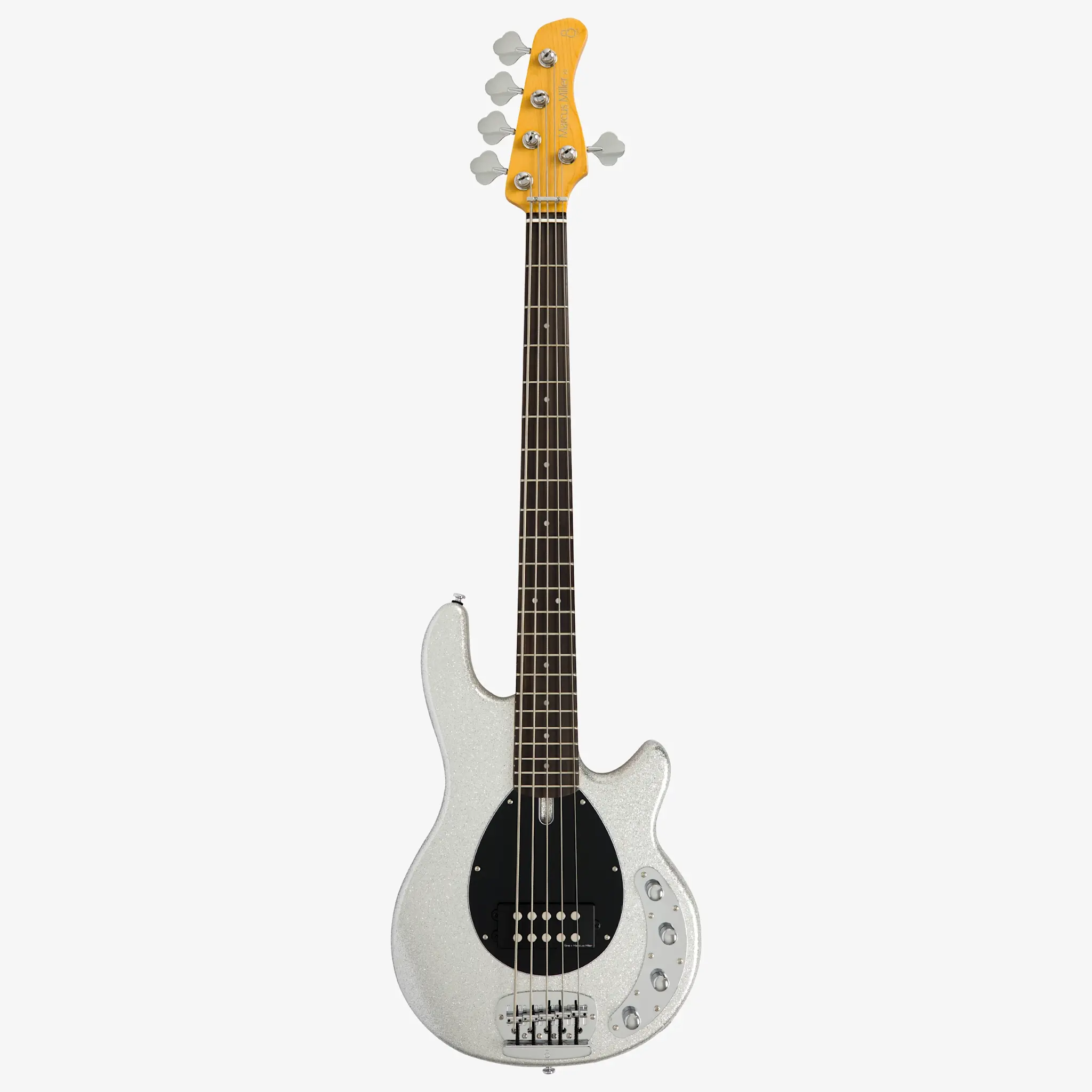 Sire Marcus Miller Z3 Bass Guitar, 5-String, Silver Sparkle