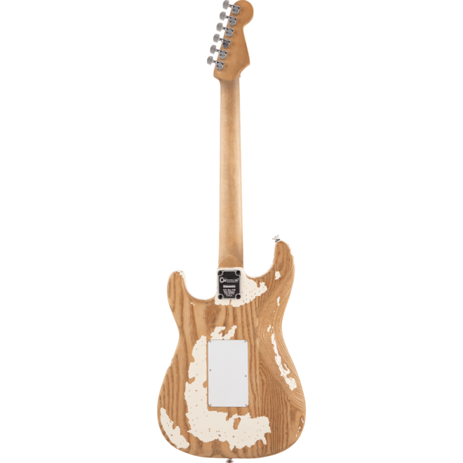 Charvel Limited Edition Henrik Danhage Signature Pro-Mod So-Cal Style 1 Electric Guitar, Maple Fingerboard, White Relic, w/Hardfoam Gigbag