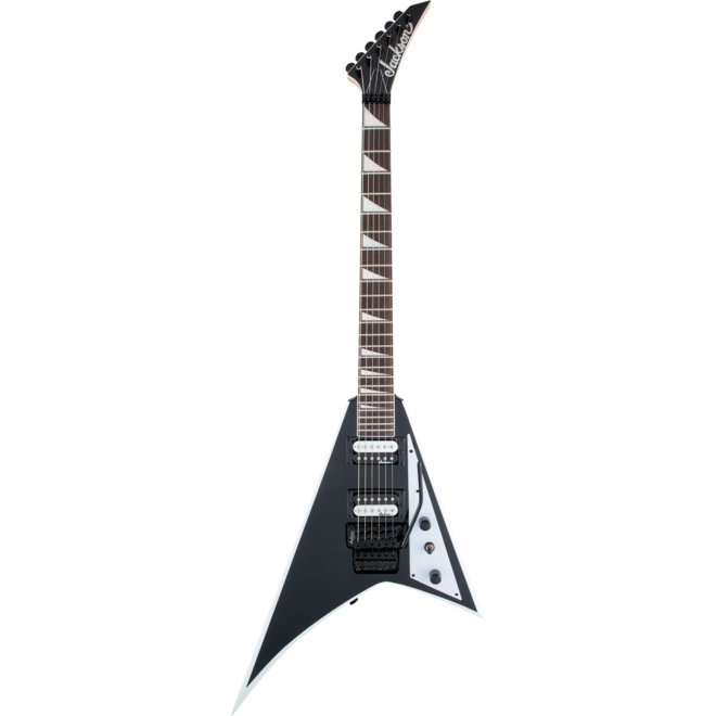 Jackson JS Series Rhoads JS32 Electric Guitar, Amaranth Fingerboard, Black w/White Bevels
