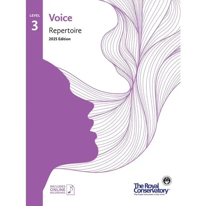 RCM Voice Repertoire, Level 3, 2025 Edition