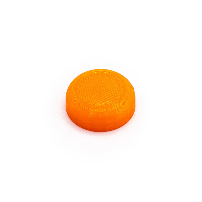 Effects Pedal Footswitch Button, Orange (4 Pack)