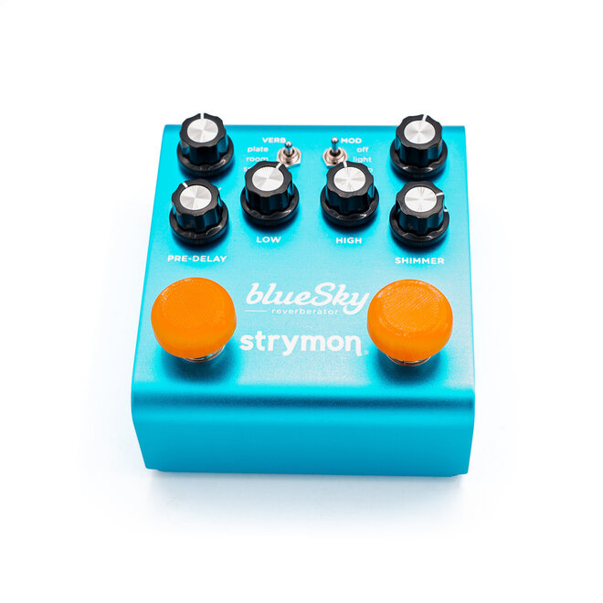 Effects Pedal Footswitch Topper, Orange (Single)