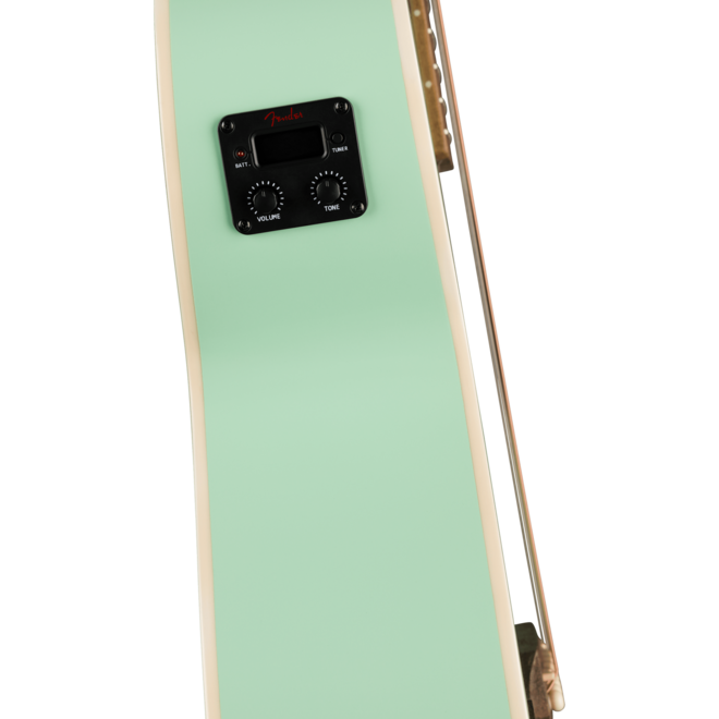 Fender California Standard Monterey Acoustic-Electric Guitar, Spruce/Sapele, Surf Green