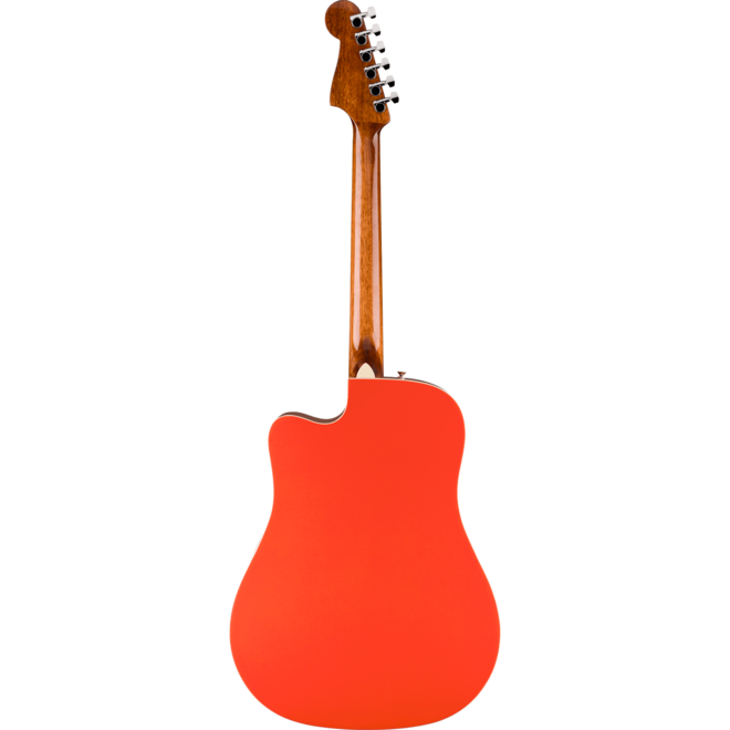 Fender California Standard Redondo Cutaway Acoustic-Electric Guitar, Spruce/Sapele, Fiesta Red