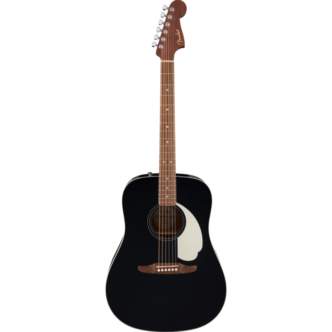 Fender California Standard Redondo Acoustic Guitar, Spruce/Sapele, Black