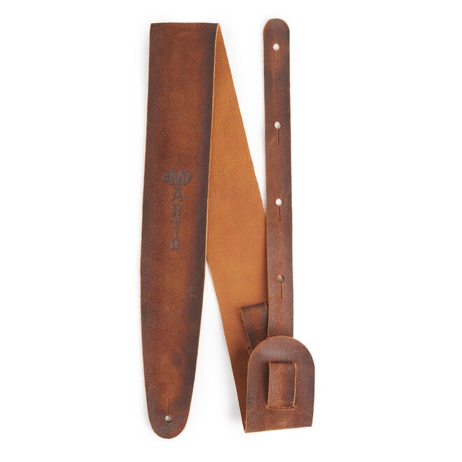 Martin Reversible Roughout Leather Guitar Strap, Streetmaster