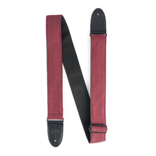 Martin 2" Hemp Guitar Strap, Burgundy