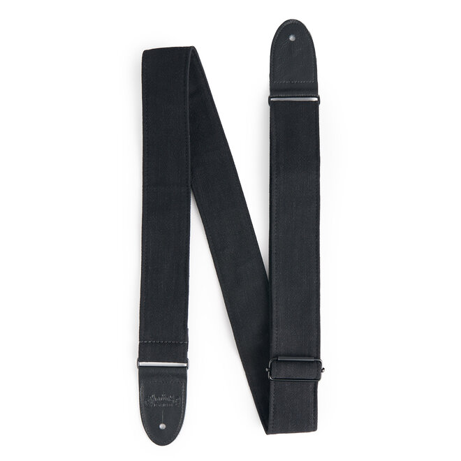 Martin 2" Hemp Guitar Strap, Black