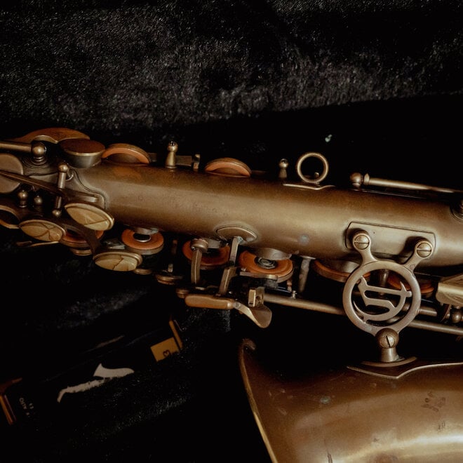 Cannonball Big Bell Stone Series Alto Saxophone, Aged Brass w/Case