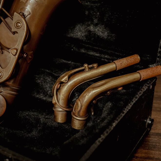 Cannonball Big Bell Stone Series Alto Saxophone, Aged Brass w/Case