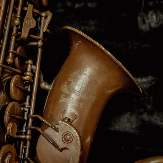 Cannonball Big Bell Stone Series Alto Saxophone, Aged Brass w/Case