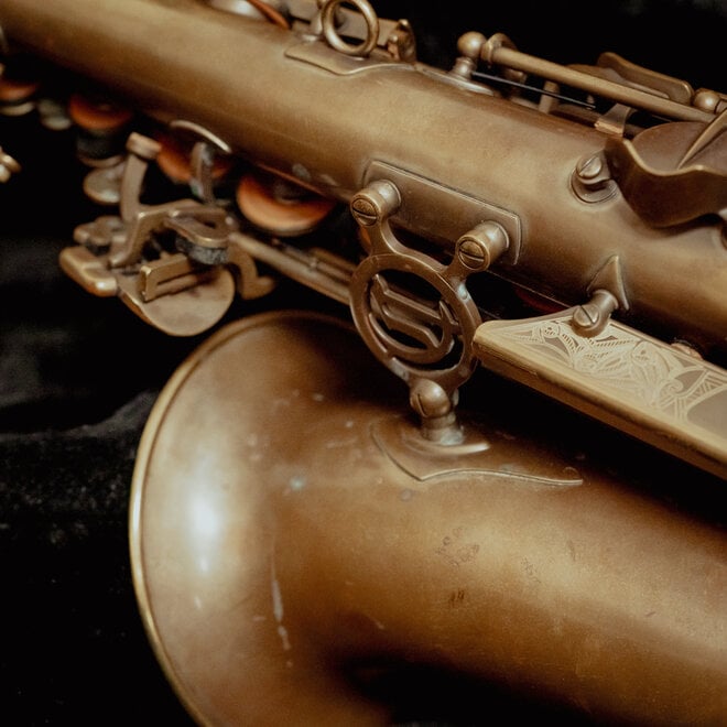 Cannonball Big Bell Stone Series Alto Saxophone, Aged Brass w/Case