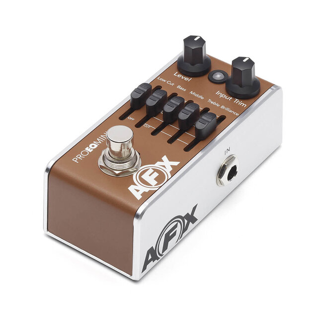 Fishman AFX Pro EQ Mini Acoustic Guitar Preamp & EQ Pedal