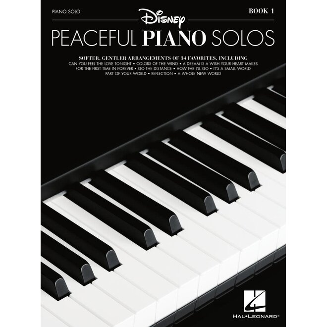 Hal Leonard Disney Peaceful Piano Solos, Piano Solo Songbook