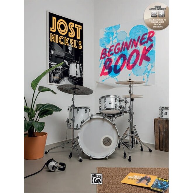 Jost Nickel's Beginner Drumset Book, w/Online Audio