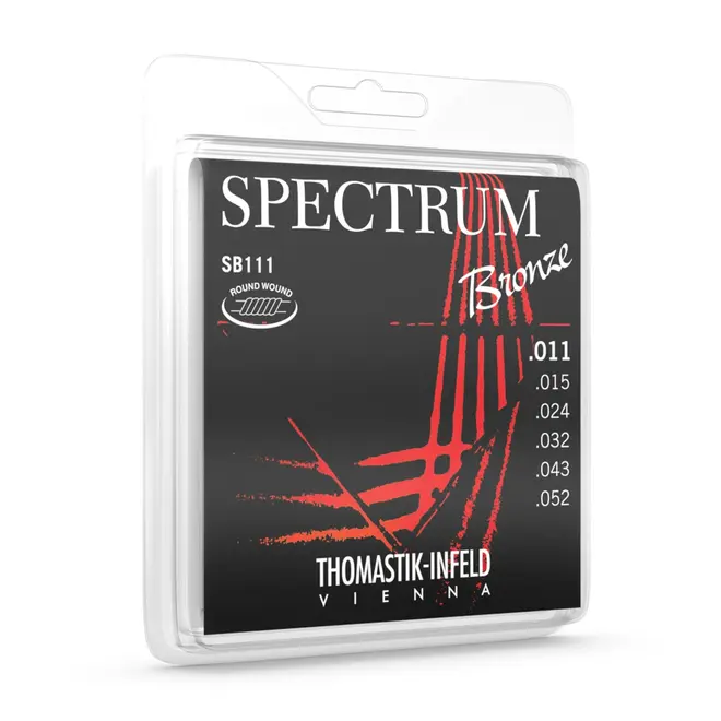 Thomastik Infeld Spectrum Bronze Acoustic Guitar Strings, 11-52 Light