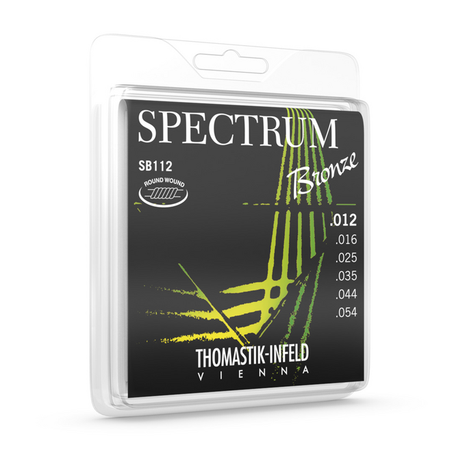 Thomastik Infeld Spectrum Bronze Acoustic Guitar Strings, 12-54 Medium Light