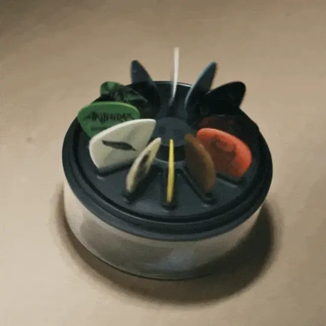 D'Addario Guitar Pick Holder 360