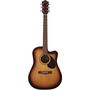 Gretsch Prelude D100CE Dreadnought Cutaway Acoustic-Electric Guitar, Sunburst