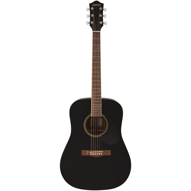 Gretsch Prelude D100 Dreadnought Acoustic Guitar, Black