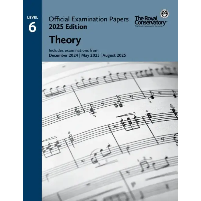 RCM 2025 Examination Papers, Level 6 Theory