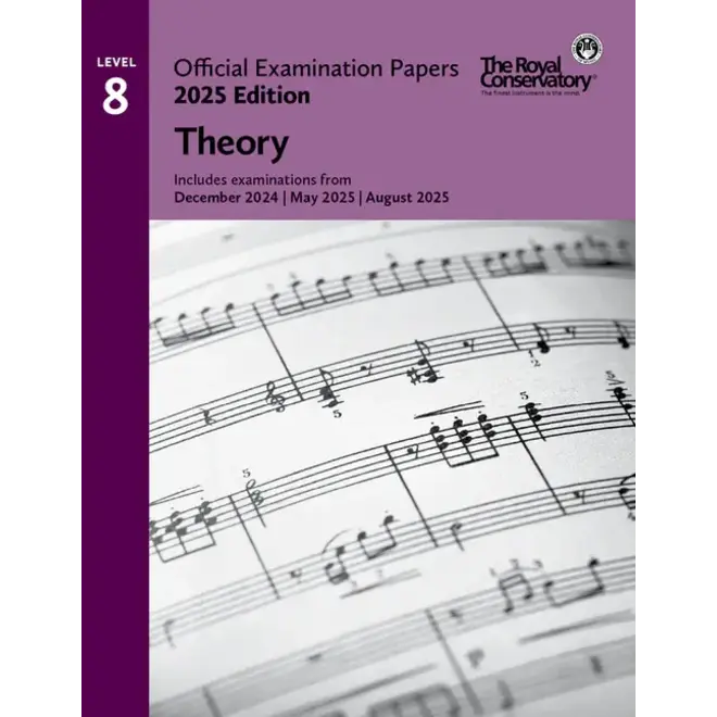 RCM 2025 Examination Papers, Level 8 Theory