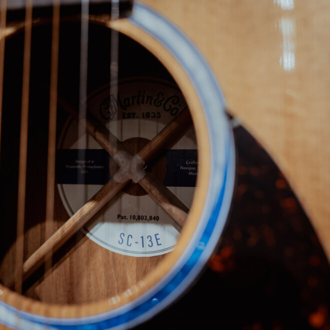 Martin SC-13E Road Series Cutaway Acoustic-Electric Guitar, Spruce/Koa, w/Gigbag