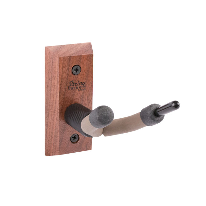 String Swing Hardwood Wall Mount Violin Hanger, Walnut