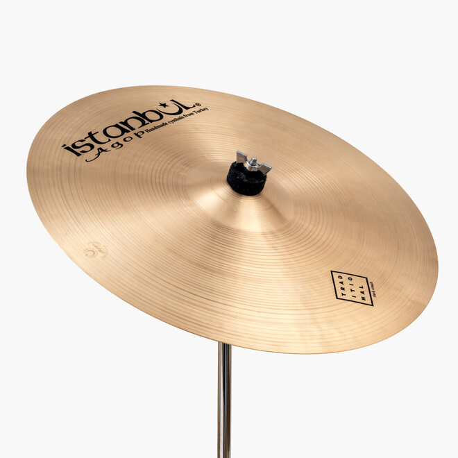 Istanbul Agop Traditional Series Dark Crash Cymbal, 19”
