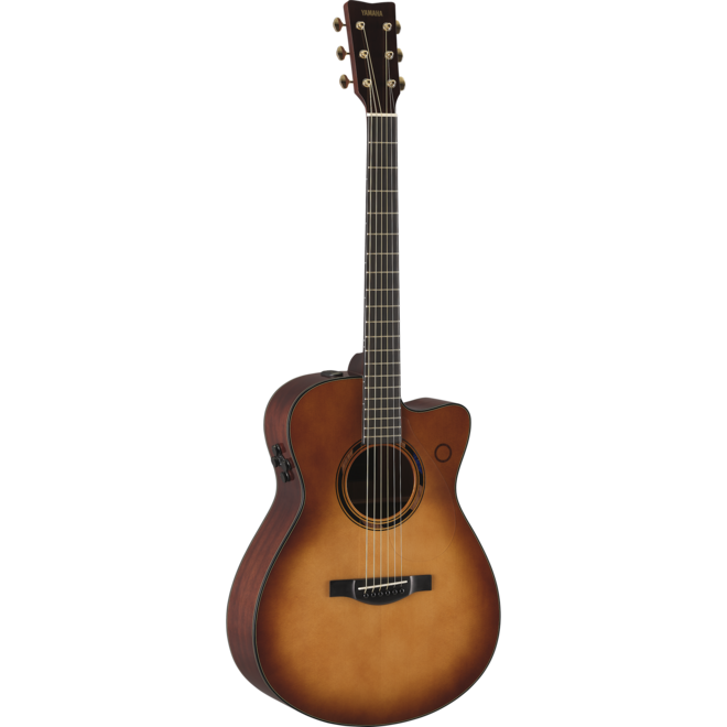 Yamaha TAS3 C TransAcoustic Concert Acoustic-Electric Guitar w/Built-In Looper & Effects, Sand Burst, w/Hard Bag