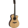 Yamaha TAS3 C TransAcoustic Concert Acoustic-Electric Guitar w/Built-In Looper & Effects, Natural, w/Hard Bag