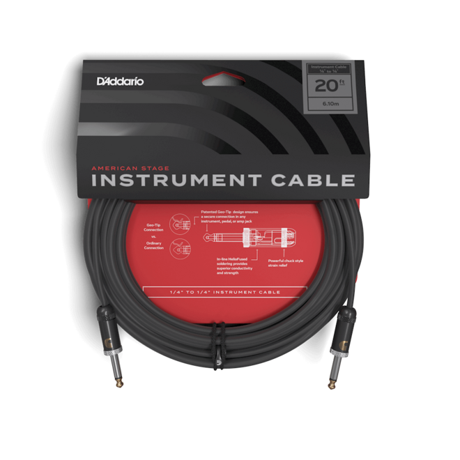 D'Addario American Stage Instrument Cable