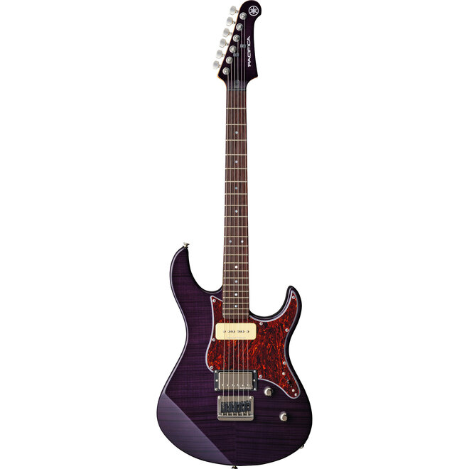 Yamaha PAC611HFM Pacifica 600 Series Electric Guitar, Translucent Purple