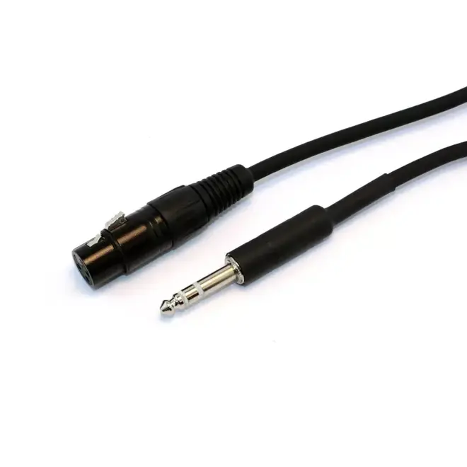 Yorkville Standard Series Balanced Interconnect Cable, XLR Female to TRS, 6'