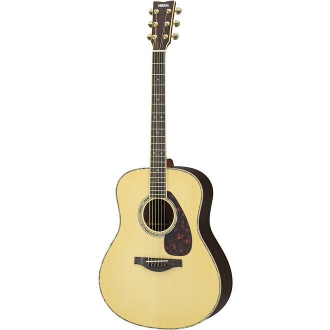 Yamaha LL16D ARE Jumbo Acoustic-Electric Guitar, Solid Engelmann Spruce/Solid Rosewood, Natural, w/Hard Bag