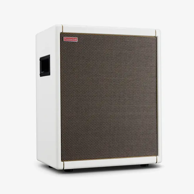 Positive Grid Spark CAB 140W Powered Cabinet, Pearl