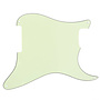 Stratocaster Blank Pickguard, 4 Hole, 3 Ply, Mint Green