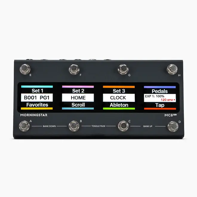 Morningstar MC8 PRO MIDI Foot Controller