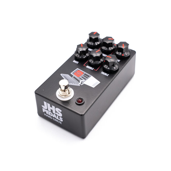 JHS Hard Drive Modern Distortion Pedal, Black