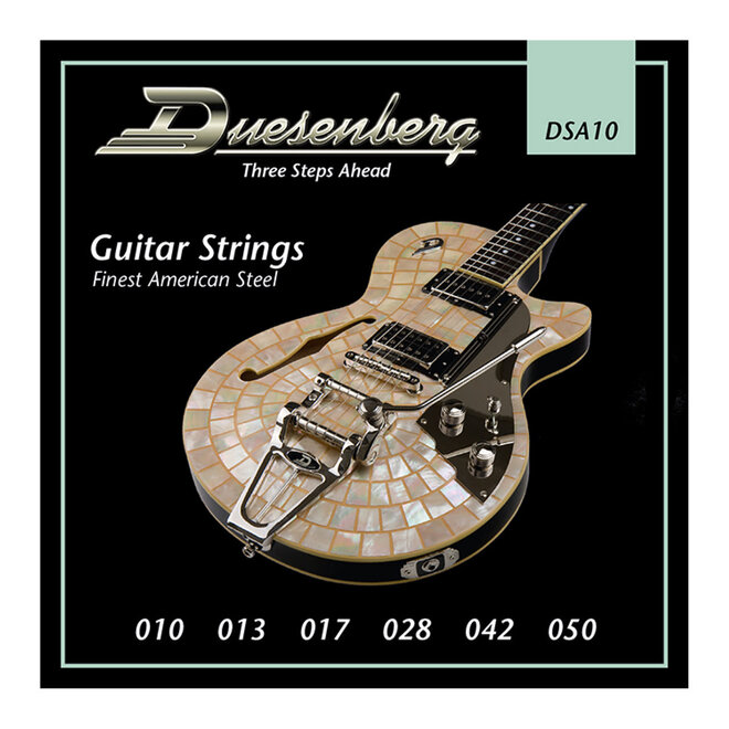 Duesenberg DSA10 Nickel Wound Electric Guitar Strings, 10-50