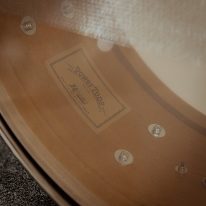 Rogers 14x6.5 Powertone Snare Drum, Satin Fruitwood