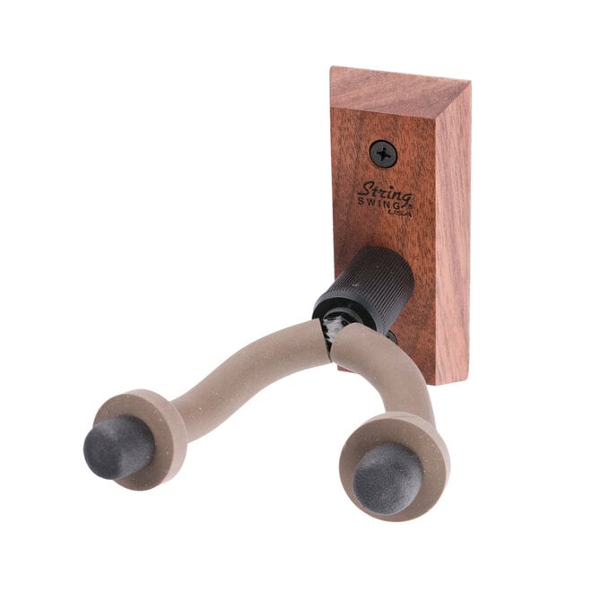 String Swing Original Style Wall Mount Guitar Hanger, Walnut
