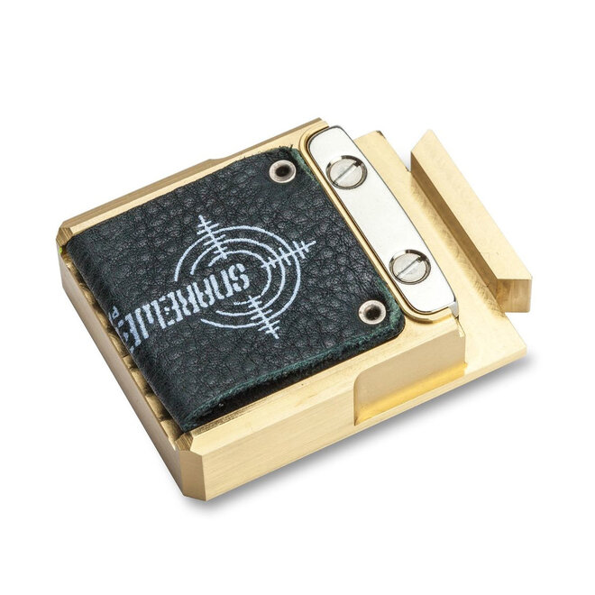 Snareweight #5 Brass Magnetic Snare Damper, w/Leather Insert